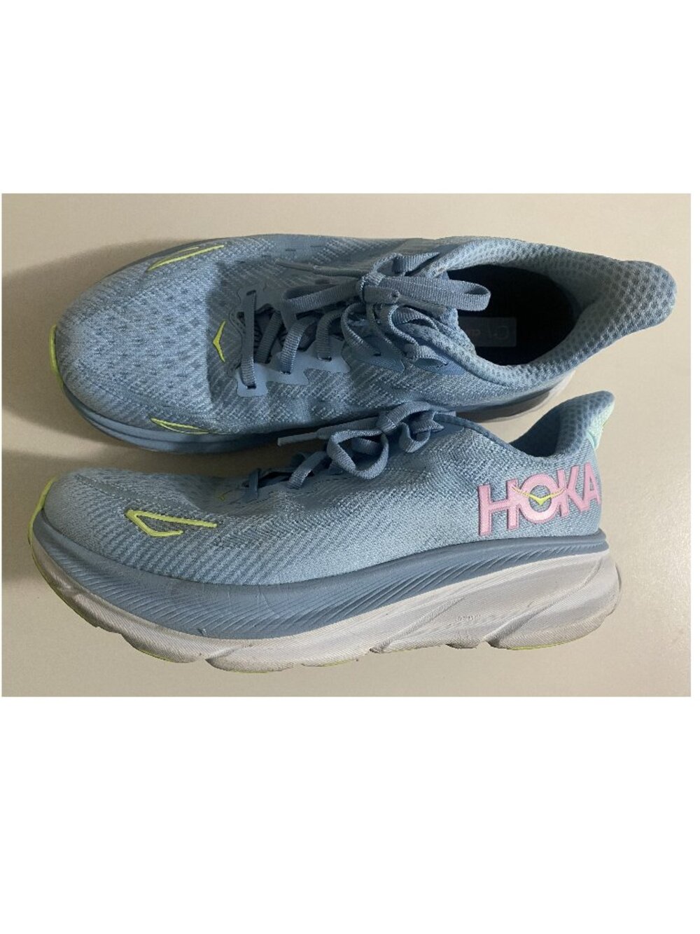 HOKA Clifton 9 - Dusk Pink/Twilight, Size 7